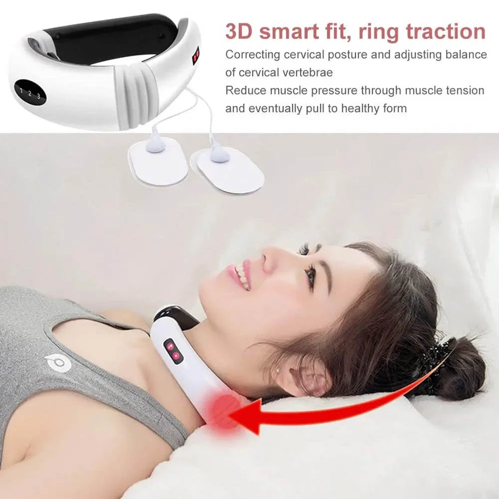 Electric Shoulder Back Massager Shiatsu Neck Massager Pulse Back Heating Muscle Pain Relief Care Relaxation Tool for Car Office