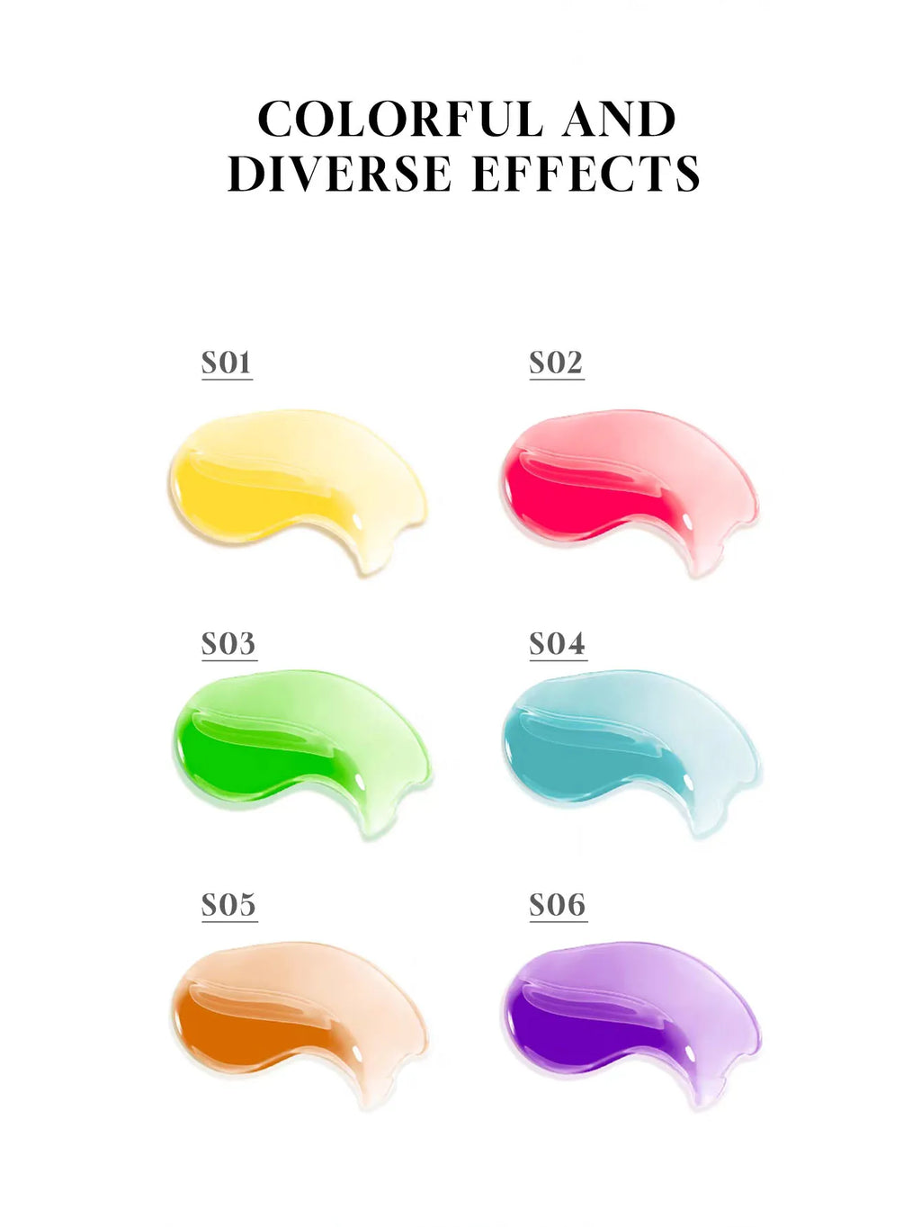 1-7PCS 12ML Ice-clear Glass Superimposed Universal Cat Eye Gel Nail Polish Dopamine Candy Glass Beads Home DIY Nail Gel Polish