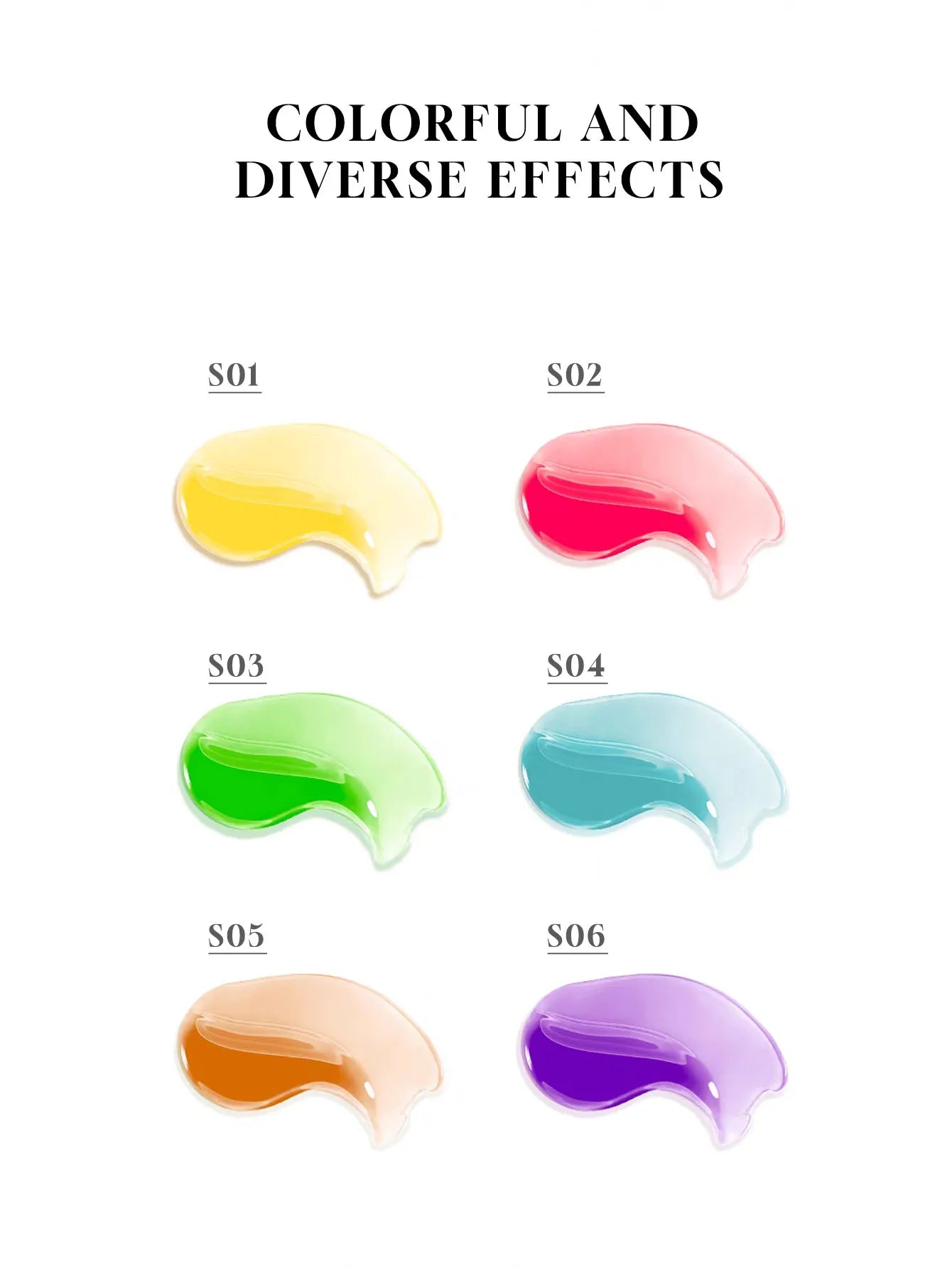 1-7PCS 12ML Ice-clear Glass Superimposed Universal Cat Eye Gel Nail Polish Dopamine Candy Glass Beads Home DIY Nail Gel Polish