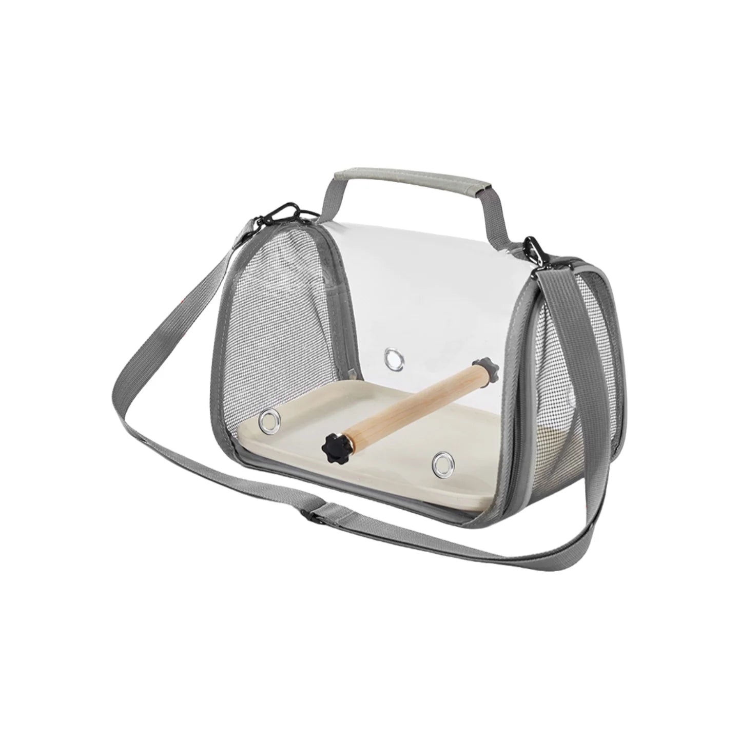 Portable Bird Travel Bag With Stand & Removable straps Breathable design Suitable for Small Pets and Birds Parrots Hamsters
