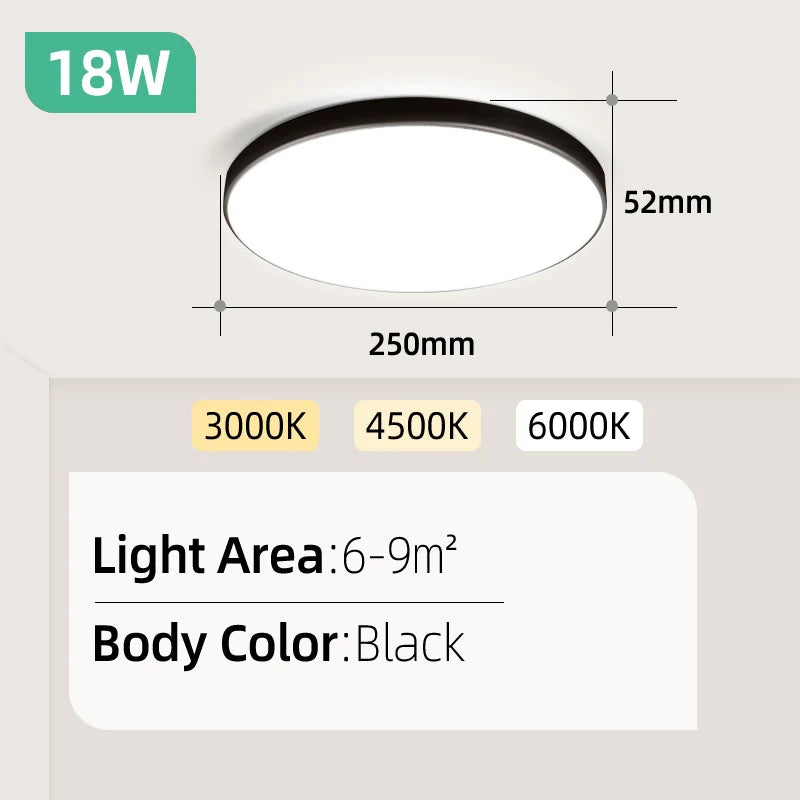 Modern LED Ceiling Lamp Chandelier LED Panel Lamp Bedroom Ceiling Light Kitchen Led Lighting for Living Room Home Decor Luminair