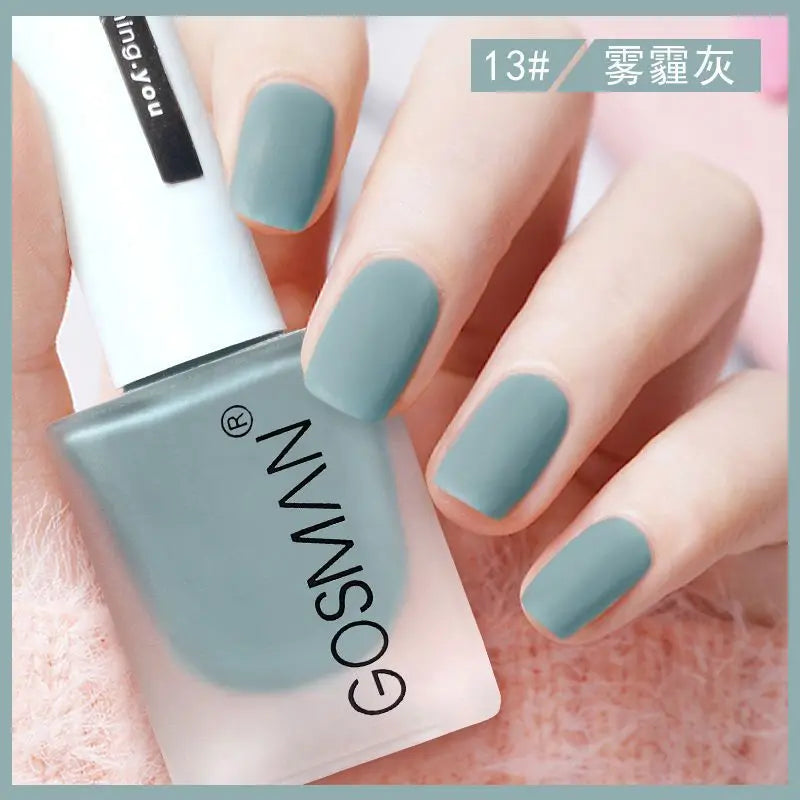 Waterproof Velvet Matte Quick Dry Nail Polish Pink Color