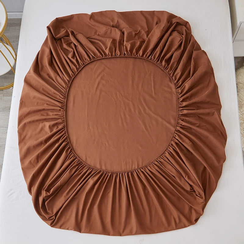 3/4pcs Bedding Set - Waterproof and Breathable Fitted Sheet Set for Bedroom, 1pc Flat sheet/ 1pc Fitted sheet /2pcs Pillowcases