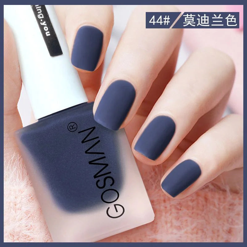 Waterproof Velvet Matte Quick Dry Nail Polish Pink Color