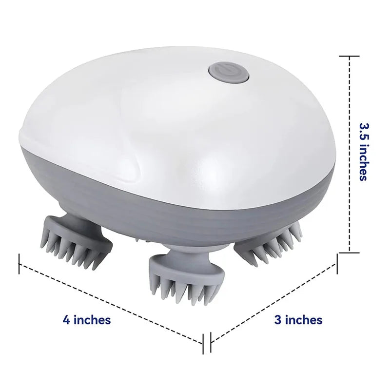 Electric Scalp Head Massager Cat Massager Therapy Antistress Relax Body Massage Remove Muscle Tension Tiredness Massageador Tool