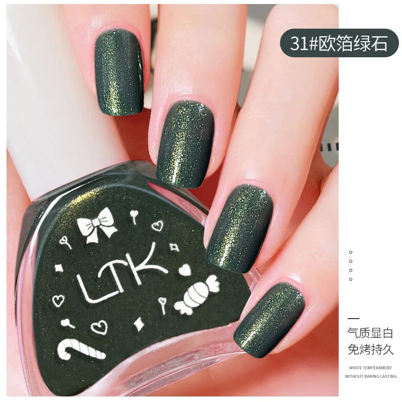 Pink Color Quick Air Dry Nail Polish LTK24