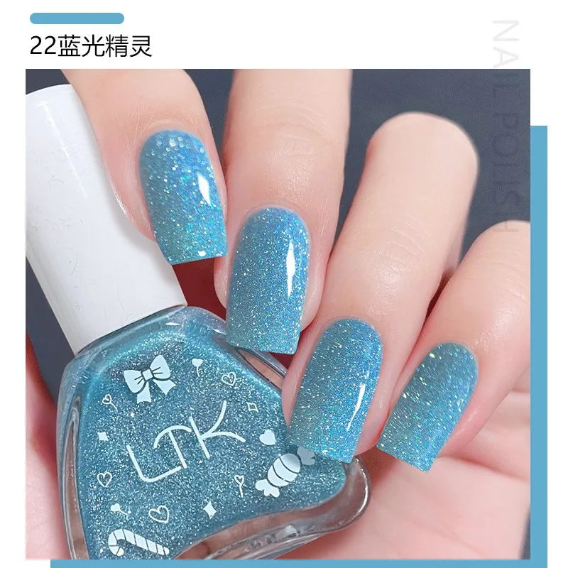 Pink Color Quick Air Dry Nail Polish LTK24