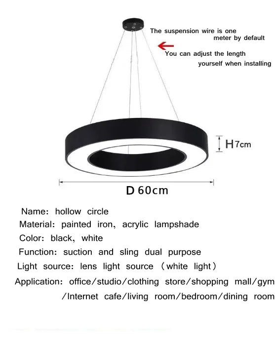 Led Lamps Office Chandelier Creative Hexagonal Round Simple Y-shaped splicing Special-Shaped Chandelier Gym Office Light