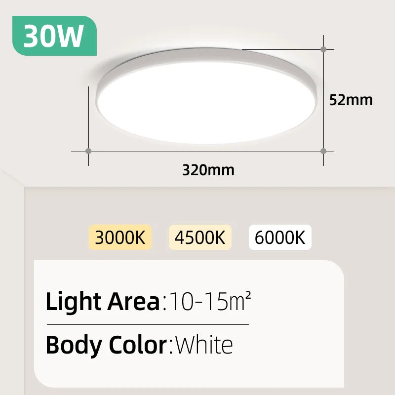 Modern LED Ceiling Lamp Chandelier LED Panel Lamp Bedroom Ceiling Light Kitchen Led Lighting for Living Room Home Decor Luminair