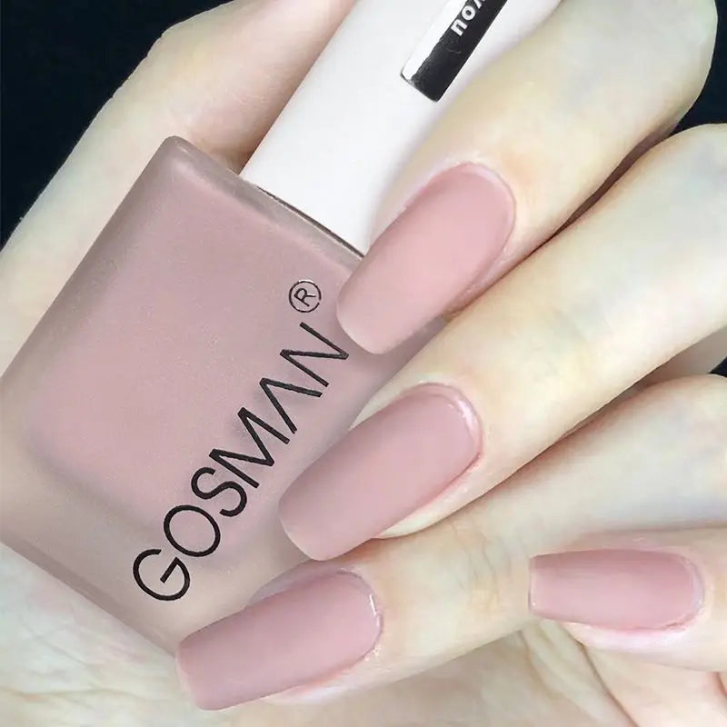 Waterproof Velvet Matte Quick Dry Nail Polish Pink Color