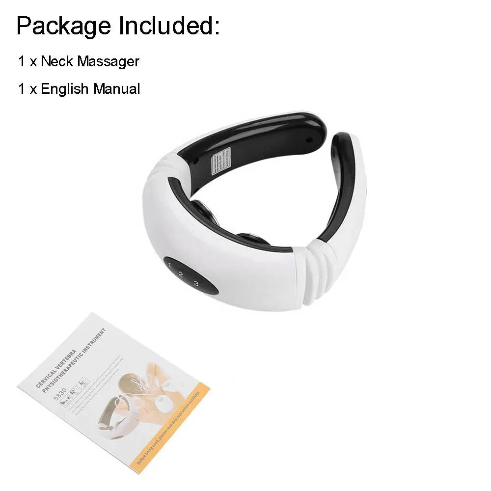 Electric Shoulder Back Massager Shiatsu Neck Massager Pulse Back Heating Muscle Pain Relief Care Relaxation Tool for Car Office