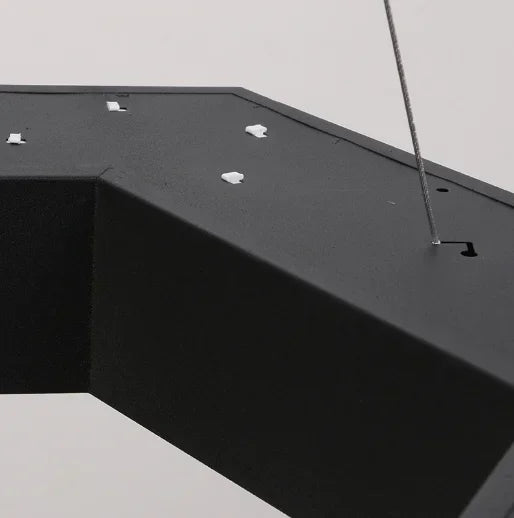 Simple Led Office Chandelier Creative Hexagonal Round Y-shaped splicing Special-Shaped Chandelier Gym Office Light