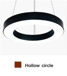 Led Lamps Office Chandelier Creative Hexagonal Round Simple Y-shaped splicing Special-Shaped Chandelier Gym Office Light