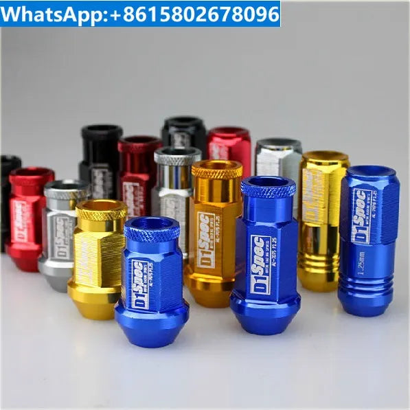 Automobile 7075 wheel hub modification nut Automobile tire wheel hub cover screw D1 screw Lightweight nut