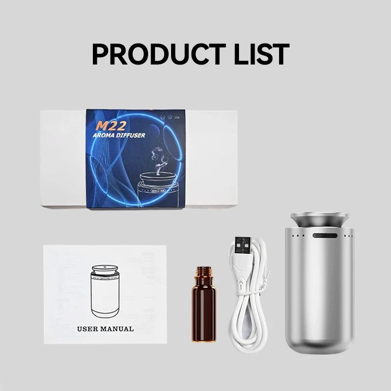 Smart Car Diffuser for Electric Cars Dual Mode Aromatherapy Machine Home Car Air Freshener Instant Deodorizer Enduring Scent