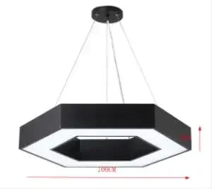 Simple Led Office Chandelier Creative Hexagonal Round Y-shaped splicing Special-Shaped Chandelier Gym Office Light
