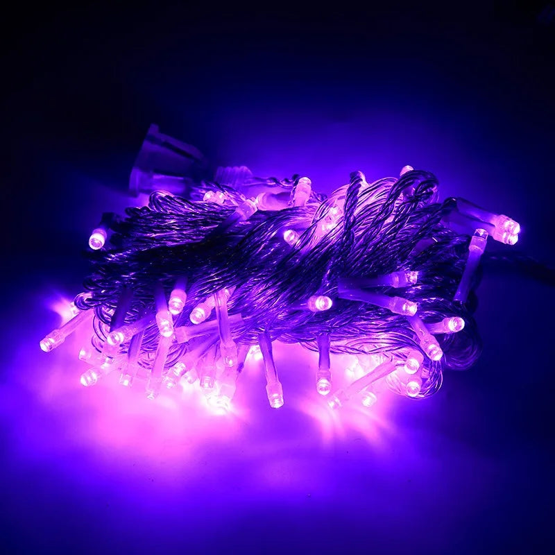 10M 20M Christmas Garland Led String Lights Festoon Fairy Lights New Year Lamp Outdoor Lighting for Wedding Party Decoration