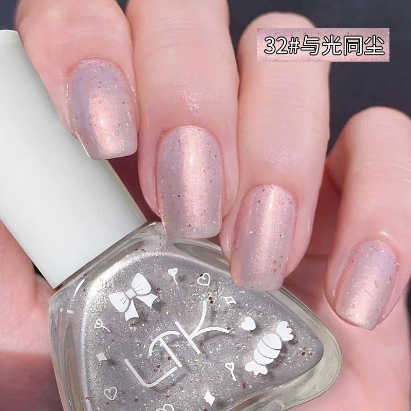 Pink Color Quick Air Dry Nail Polish LTK24