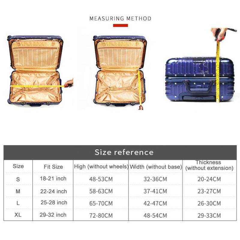 NNEIDS Protective Cover For Luggage Compartment - Dust-Proof And Wear-Resistant - Size L - Global Appeal