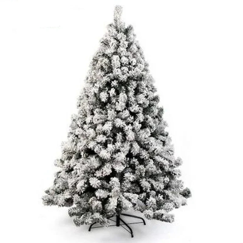 NNEOBA Flocking Snow Christmas Tree Mall Decoration