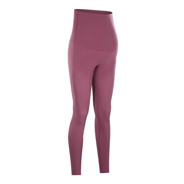 Buttery-soft High Rise Yoga Pants Sport Gym Leggings Pregnant Woman Four-ways Stretchy Home Fitness Workout Leggings-1