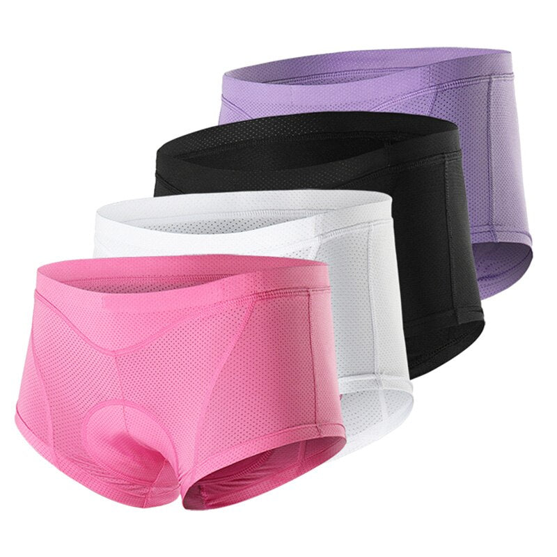 Women Cycling Shorts Gel 3D Padded MTB Mountain Bike Bicycle Cycling Underwear Compression Breathable 4 Colors-1